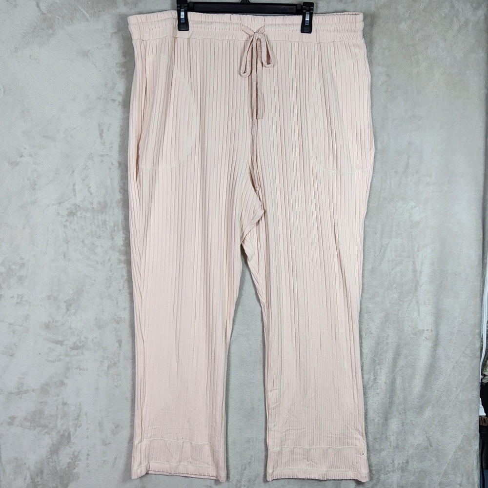 Berkshire Homewear Lounge Set Womens 2X Sepia Rose Contrast Stitch Comfy A716606 - Picture 3 of 10